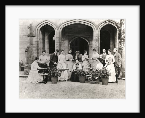 Family Group during Whitsuntide by Unknown