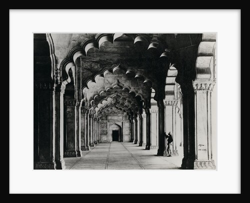 The Princess' Boudoir at the Delhi Fort by Samuel Bourne