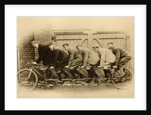 Bicycle made for six by Unknown