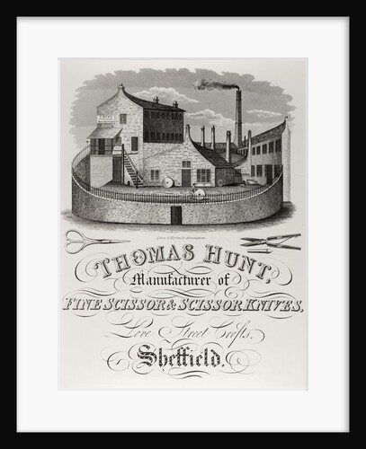 Advertisement for Thomas Hunt manufacturer by Unknown