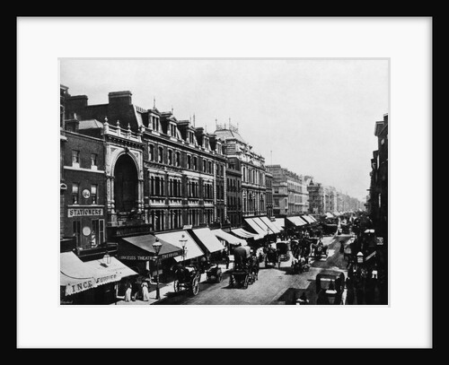 Exterior view of Princess's Theatre by Francis Frith & Co.