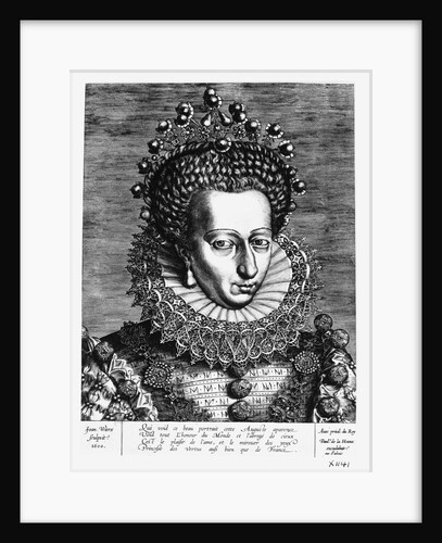 Chaterine de Bourbon by Jan Wierix