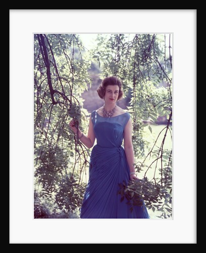 Princess Alexandra in the garden at Kensington Palace by Cecil Beaton