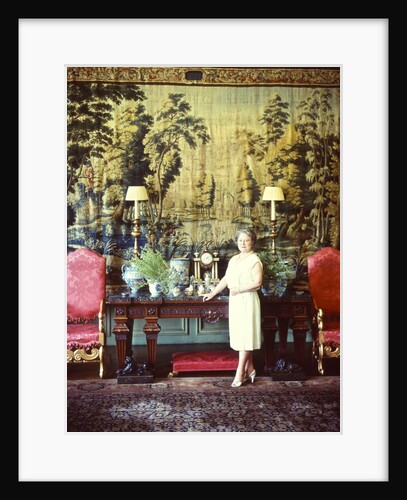 Queen Elizabeth, The Queen Mother, at Royal Lodge by Cecil Beaton