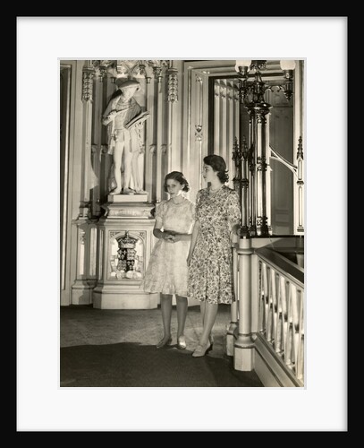 Princess Elizabeth and Princess Margaret at Windsor Castle by Cecil Beaton
