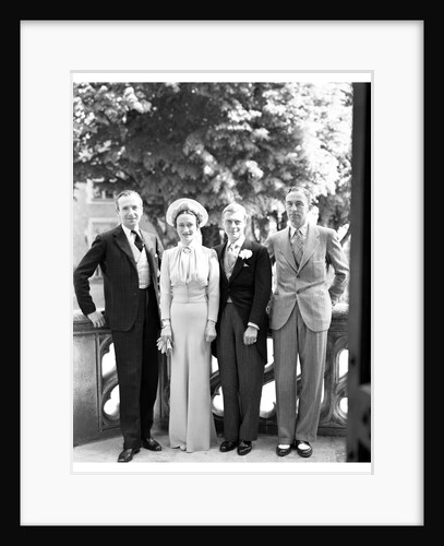 Duke and Duchess of Windsor, Cecil Beaton and Edward Dudley Metcalfe by Cecil Beaton
