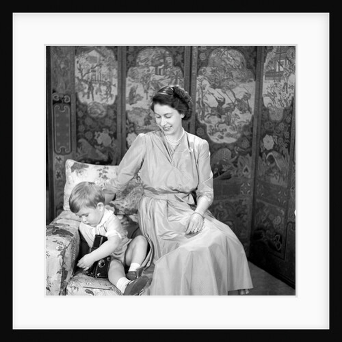Princess Elizabeth and Prince Charles by Cecil Beaton