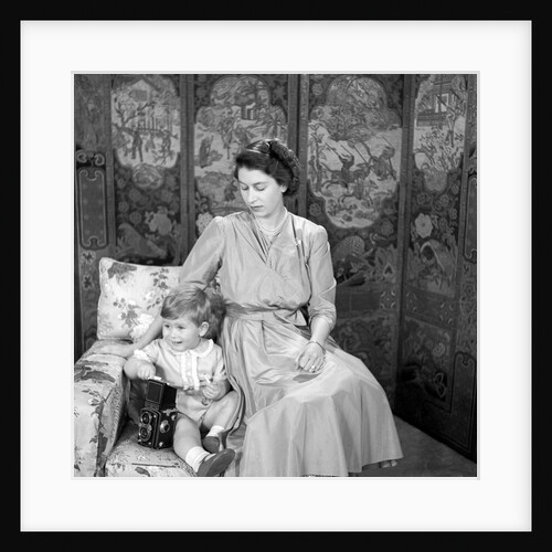 Princess Elizabeth and Prince Charles by Cecil Beaton
