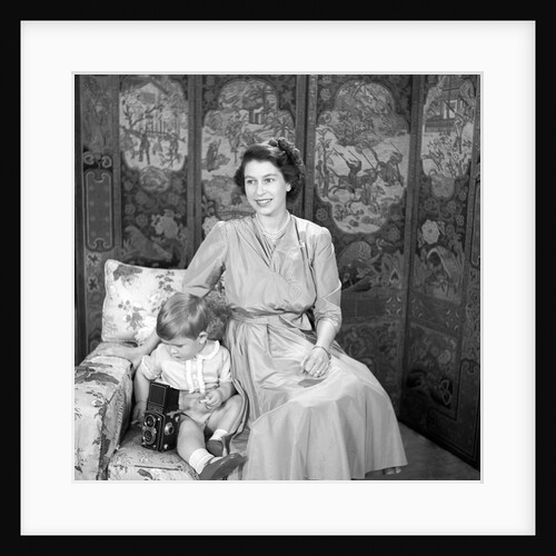 Princess Elizabeth and Prince Charles by Cecil Beaton
