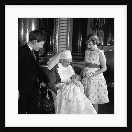 Prince Charles, Princess Anne and Prince Andrew with their nurse by Cecil Beaton