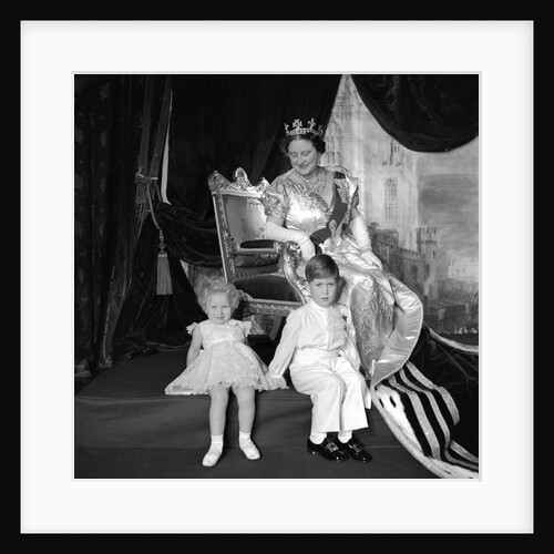 Queen Elizabeth, The Queen Mother, Prince Charles and Princess Anne by Cecil Beaton