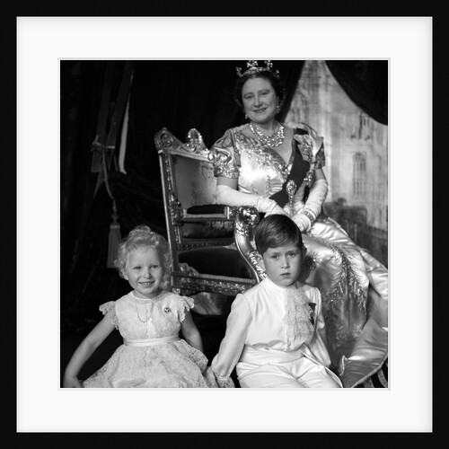 Queen Elizabeth, The Queen Mother, Prince Charles and Princess Anne by Cecil Beaton