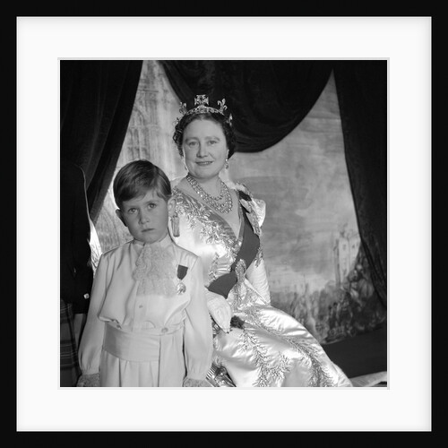 Queen Elizabeth, The Queen Mother and Prince Charles by Cecil Beaton