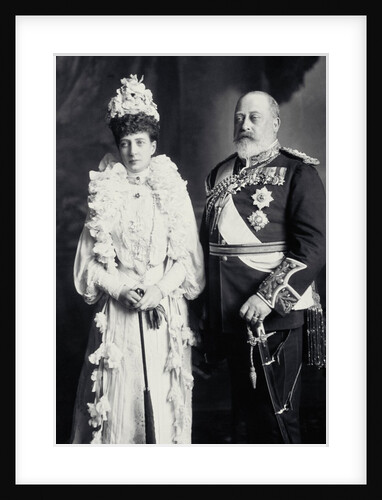 King Edward VII and Queen Alexandra by Lafayette Portrait Studios