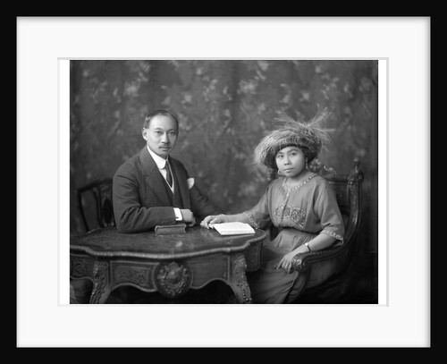 The Prince and Princess Purachatra by Lafayette Portrait Studios