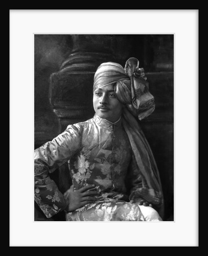 Nawab Sawar Ali Khan of Kurwai by Lafayette Portrait Studios