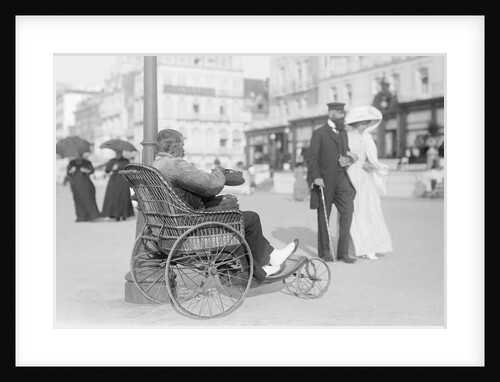 Basket Wheelchair Beggar by Andrew Pitcairn-Knowles