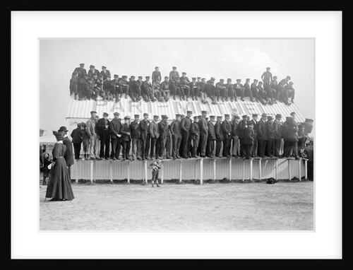 The Pari-Mutuel Tote Roof Used as a Grandstand by Andrew Pitcairn-Knowles