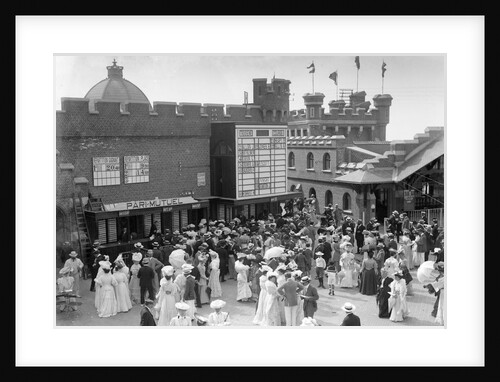 Crowd Outside the Pari-Mutuel Tote by Andrew Pitcairn-Knowles