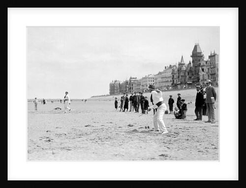 Two Men Throwing Diabolo on Sands by Andrew Pitcairn-Knowles