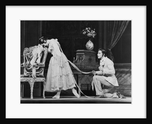 Lynn Seymour and Anthony Dowell in Ivan Turgenev's A Month in the Country at the Royal Opera House by Anthony Crickmay