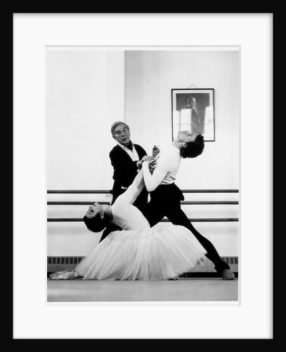 Lynn Seymour and Anthony Dowell with Frederick Ashton rehearsing Ivan Turgenev's A Month in the Country by Anthony Crickmay