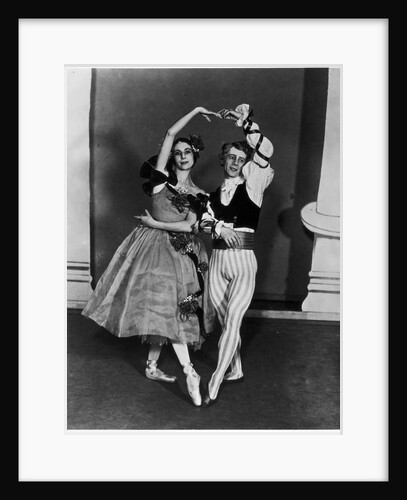 Alicia Markova and Stanislas Idzikowski in Les Rendezvous at the Sadler's Wells Theatre by J.W.Debenham