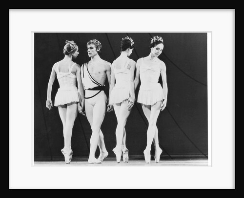 Laura Connor, David Wall, Jennifer Penney and Merle Park in Symphonic Variations at the Royal Opera House by Anthony Crickmay