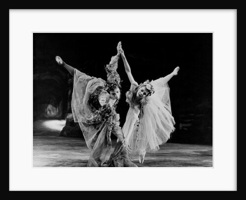 Anthony Dowell as Oberon and Antoinette Sibley as Titania in The Dream by The Royal Ballet at the Royal Opera House by Houston Rogers