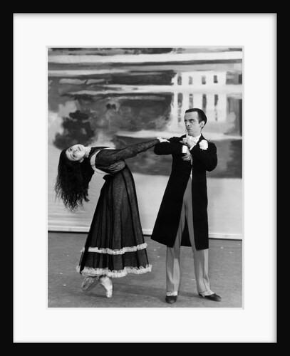 Margot Fonteyn and Robert Helpmann in A Wedding Bouquet by the Vic-Wells Ballet at the Royal Opera House by J.W.Debenham