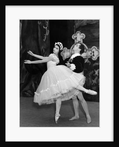 Robert Helpmann and Margot Fonteyn in Giselle at the Royal Opera House by J.W.Debenham