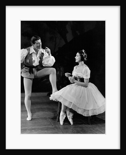Michael Somes and Margot Fonteyn in Giselle at the Metropolitan Opera House by Houston Rogers