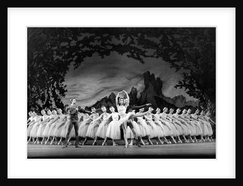 Leslie Edwards, Margot Fonteyn and Michael Somes in Tchaikovsky's Swan Lake by Houston Rogers