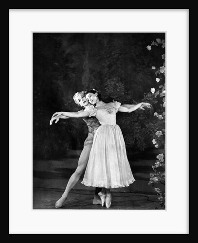 Margot Fonteyn and Alexis Rassine in Le Spectre de la rose at the New Theatre by Gordon Anthony