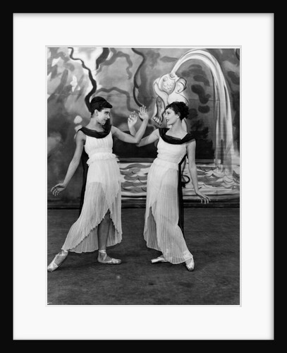 Margot Fonteyn and Pearl Argyle in Constant Lambert's Pomona at His Majesty's Theatre by J.W.Debenham