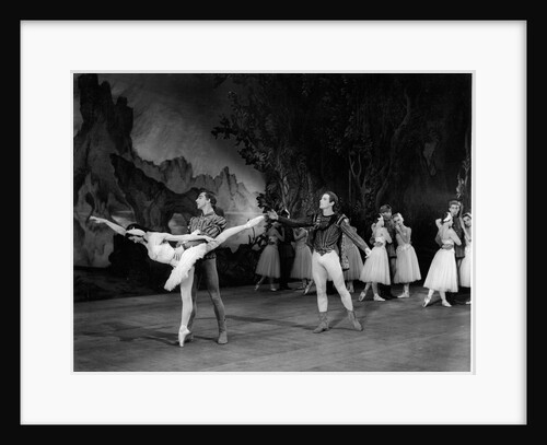 Margot Fonteyn, Leslie Edwards and Michael Somes in Tchaikovsky 's Swan Lake at the Royal Opera House by Houston Rogers