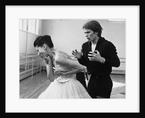 Rudolf Nureyev and Margot Fonteyn rehearsing Marguerite and Armand by Anthony Crickmay