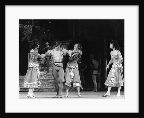 Rudolf Nureyev, Deanne Bergsma, Monica Mason and Carole Needham in William Sakespeare's Romeo and Juliet at the Royal Opera House by Anthony Crickmay
