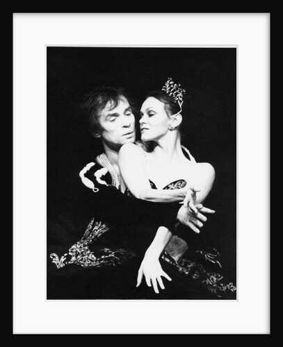 Rudolf Nureyev and Lesley Collier in Tchaikovsky's Swan Lake at the Royal Opera House by Anthony Crickmay
