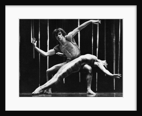 Rudolf Nureyev and Monica Mason in Field Figures at the Royal Opera House by Anthony Crickmay