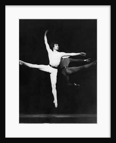 Rudolf Nureyev and Anthony Dowell in Song of the Wayfarer at the Royal Opera House by Anthony Crickmay