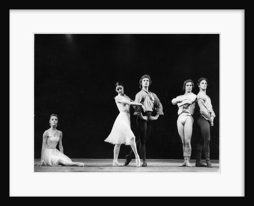 Laura Connor, Ann Jenner, David Wall, Rudolf Nureyev and Anthony Dowell in Chopin's Dances at Gathering at the Royal Opera House by Anthony Crickmay