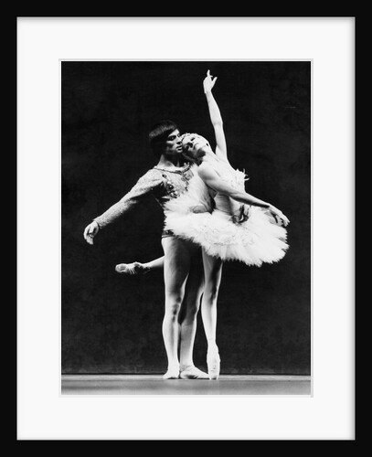 Rudolf Nureyev and Merle Park in Tchaikovsky's Swan Lake at the Metropolitan Opera House New York by Anthony Crickmay
