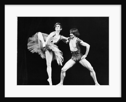 Rudolf Nureyev and Lynn Seymour in Sideshow at Royal Court Theatre by Anthony Crickmay