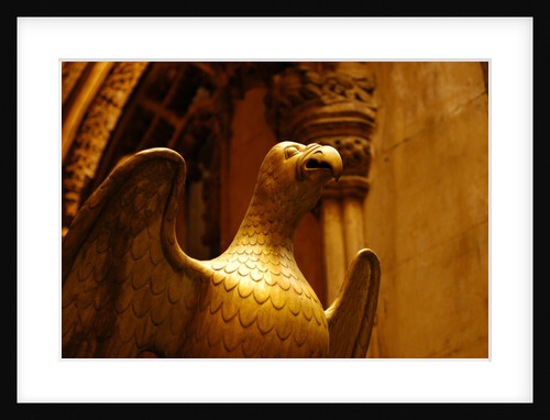 Lectern, detail, after the 15th century original by Halle by Stuart Cox