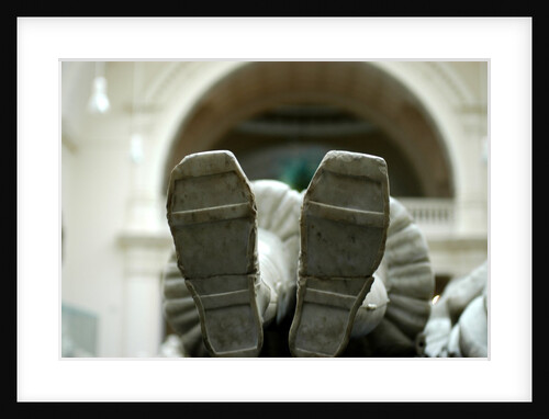 Tomb of Sir Moyle Finch and Lady Elizabeth Finch, Countess of Winchelsea, detail of Lady Elizabeth's feet by Stuart Cox