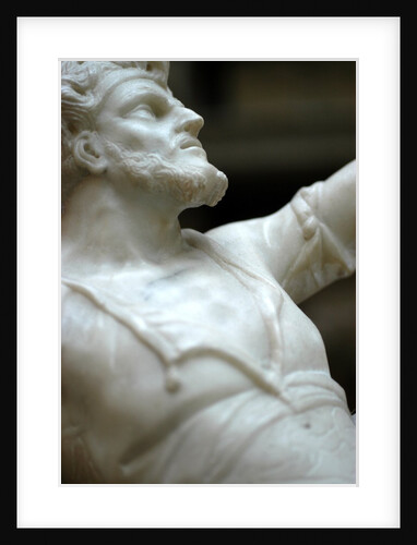 Bearded centaur, detail from Hylonome Restrained by Lapiths by Stuart Cox
