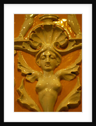 Panel at the Ceramic Staircase in the V&A Museum, detail by Stuart Cox