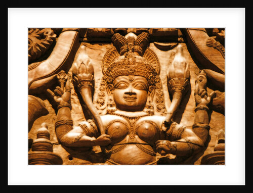 Laksmi, detail, from a fragment of a pagoda by Stuart Cox