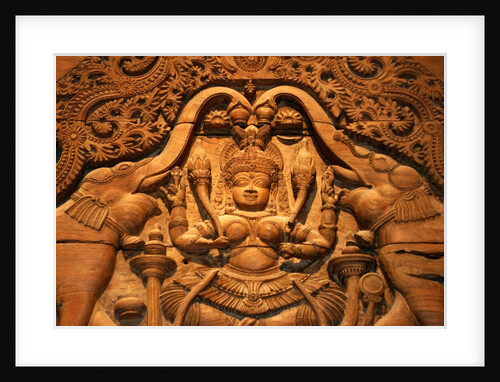 Laksmi, detail, from a fragment of a pagoda by Stuart Cox